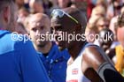 Mo Farah after winning the mens Morrisons Great North Run. Photo: David T. Hewitson/Sports for All Pics